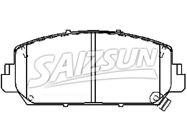 Pastillas de freno Brake Pad Set:45022-TY2-A01
