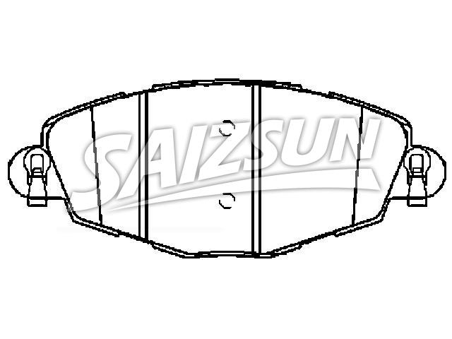 Pastillas de freno Brake Pad Set:D1060-MP110-C2