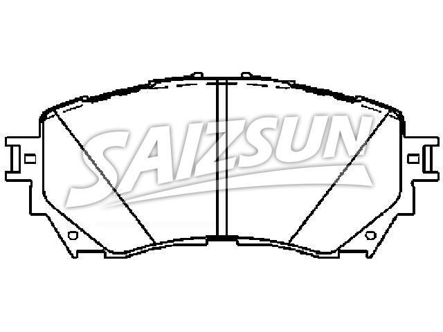 Pastillas de freno Brake Pad Set:G4YA-33-28Z