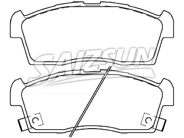 Pastillas de freno Brake Pad Set:4605A954