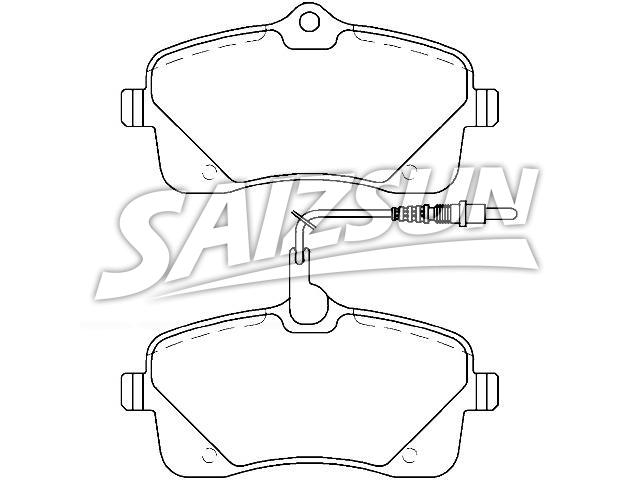 Pastillas de freno Brake Pad Set:4254.78