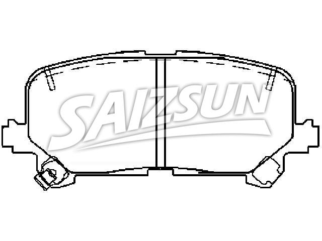 Pastillas de freno Brake Pad Set:43022-TZ5-A00