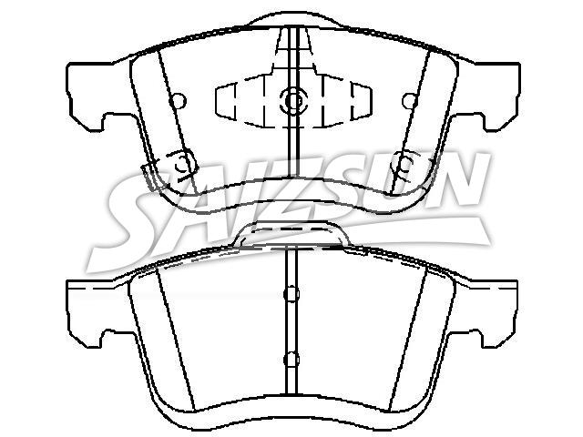 Pastillas de freno Brake Pad Set:68211488AA