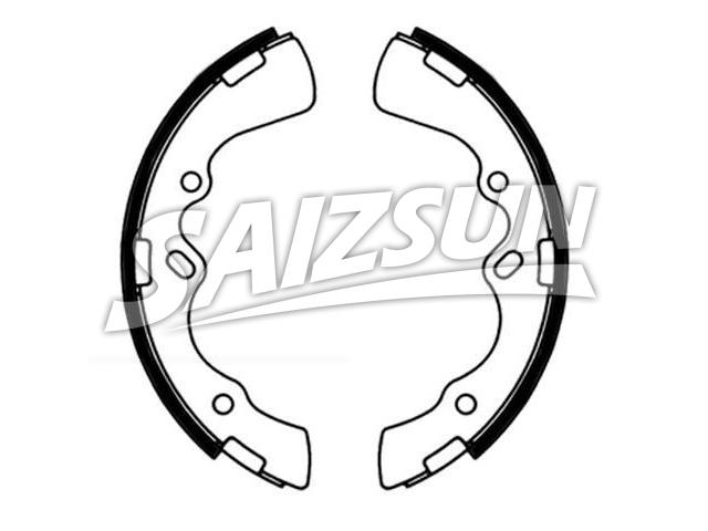 Zapata de freno Brake Shoe Set:4094-33-310
