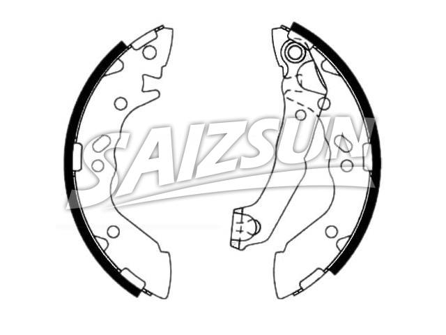 Zapata de freno Brake Shoe Set:58305-02A00