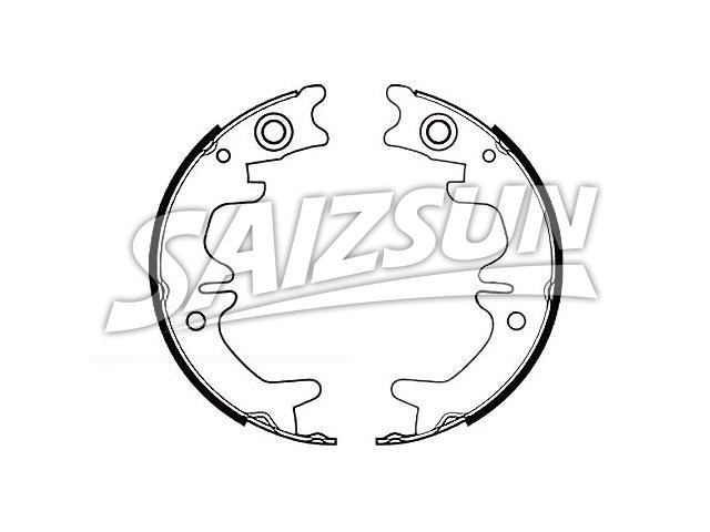 Zapata de freno Brake Shoe Set:46540-33010