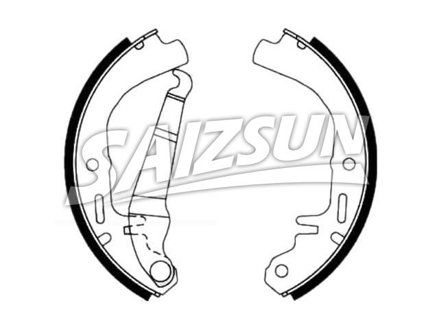 Zapata de freno Brake Shoe Set:1605 297