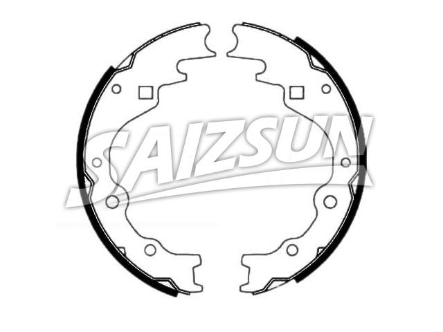 Zapata de freno Brake Shoe Set:SE28-26-310A