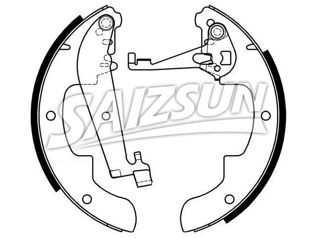 Zapata de freno Brake Shoe Set:4238.35