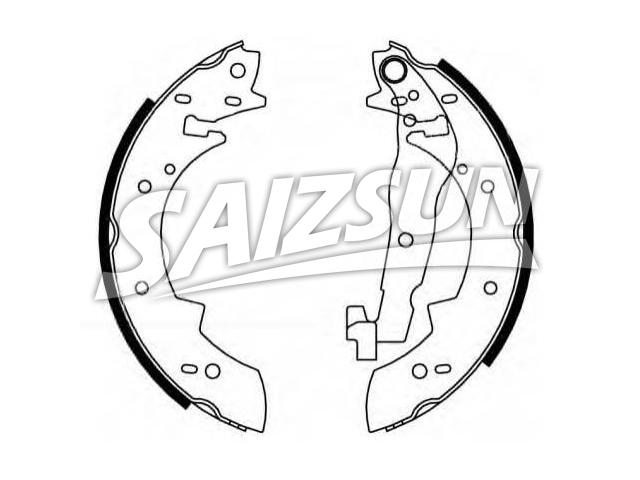 Zapata de freno Brake Shoe Set:77 01 202 729