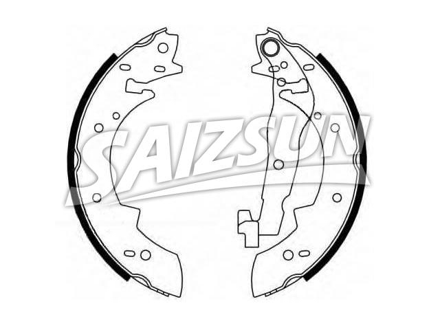 Zapata de freno Brake Shoe Set:77 01 203 697