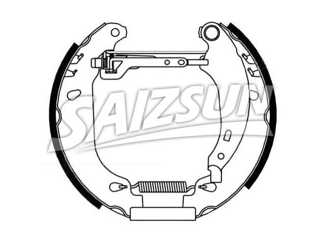 Zapata de freno Brake Shoe Set:4241.8J