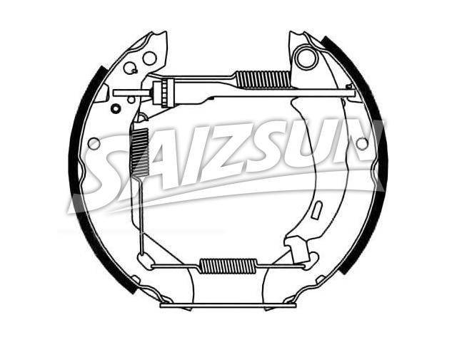 Zapata de freno Brake Shoe Set:95668072