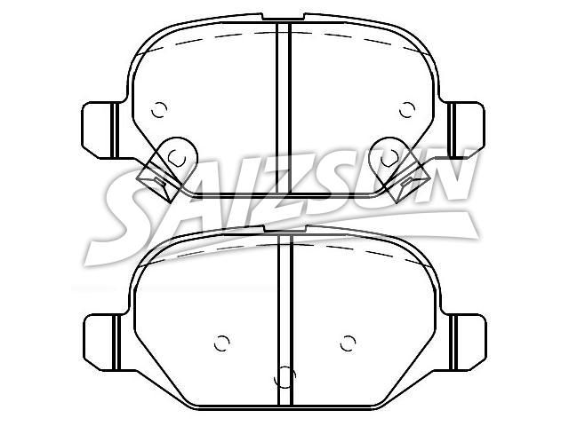Pastillas de freno Brake Pad Set:68206120AA