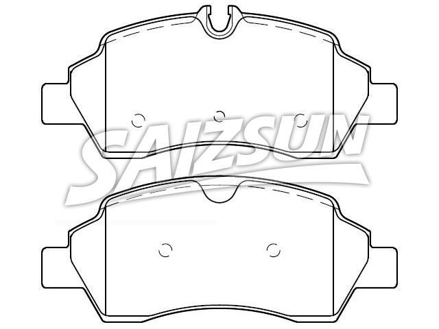 Pastillas de freno Brake Pad Set:CK4Z-2200-A