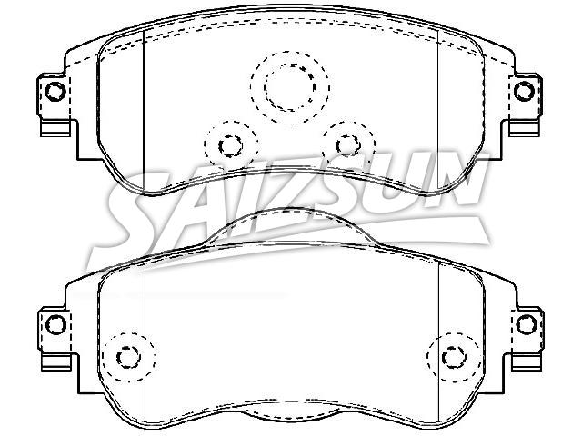 Pastillas de freno Brake Pad Set:4254.A9