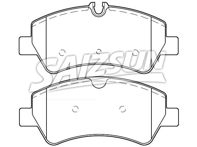 Pastillas de freno Brake Pad Set:BK21-2M008-AA