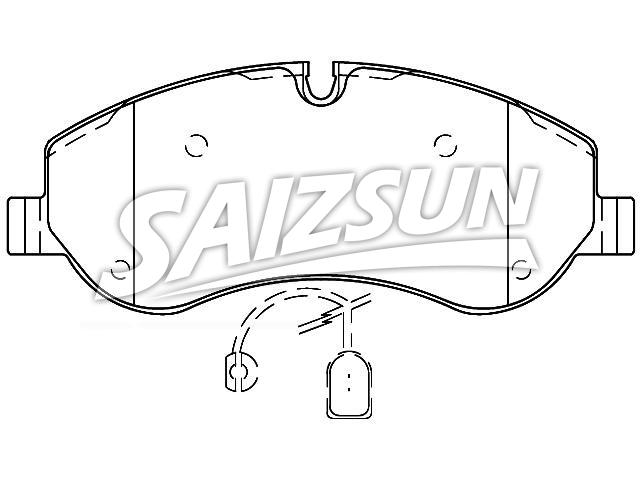 Pastillas de freno Brake Pad Set:BK21-2K021-AA