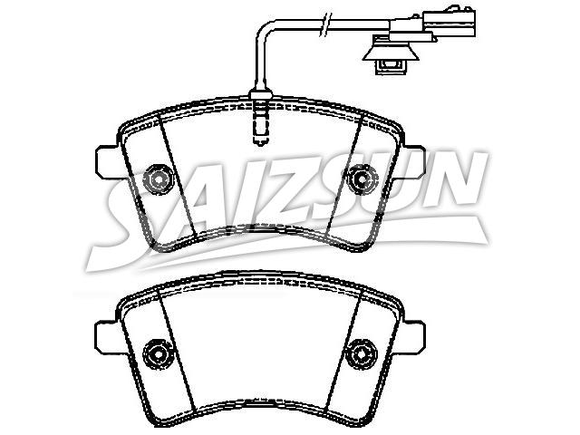 Pastillas de freno Brake Pad Set:77 01 210 174