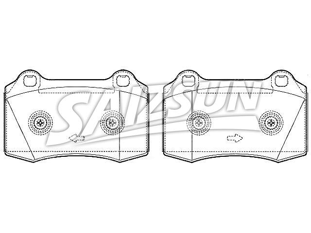 Pastillas de freno Brake Pad Set:1230732