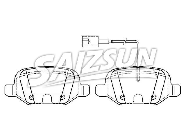 Pastillas de freno Brake Pad Set:77365858