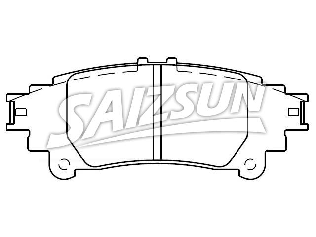 Pastillas de freno Brake Pad Set:04466-47050