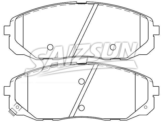 Pastillas de freno Brake Pad Set:58101-A9A00
