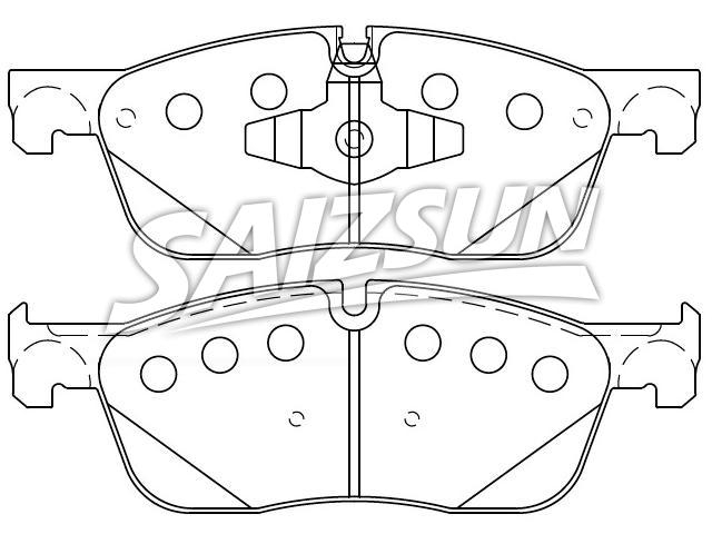 Pastillas de freno Brake Pad Set:LR072681