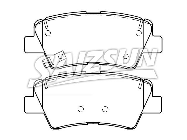 Pastillas de freno Brake Pad Set:58302-D3A00