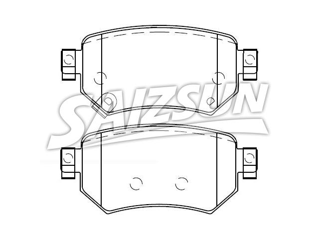 Pastillas de freno Brake Pad Set:GMY0-26-43ZA