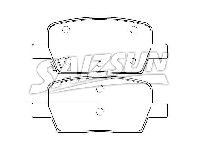 Pastillas de freno Brake Pad Set:23344214