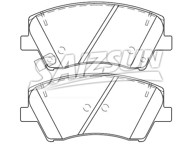 Pastillas de freno Brake Pad Set:58101-F3A00