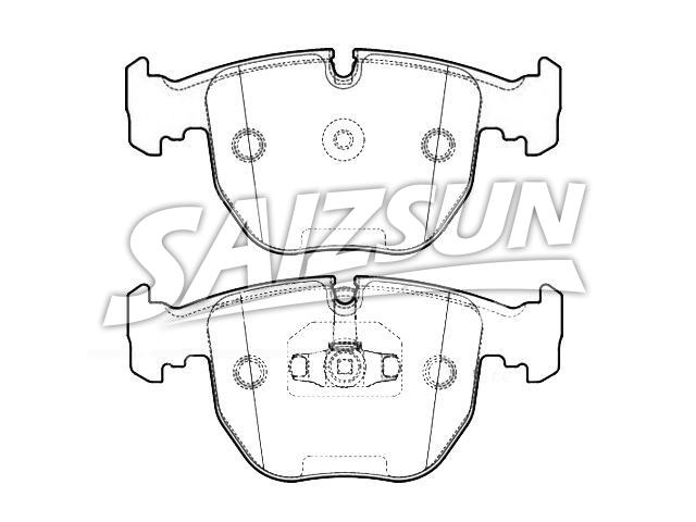 Pastillas de freno Brake Pad Set:34 21 6 867 063
