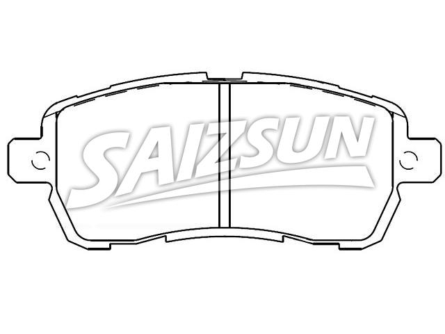 Pastillas de freno Brake Pad Set:E4B1-2001-AB
