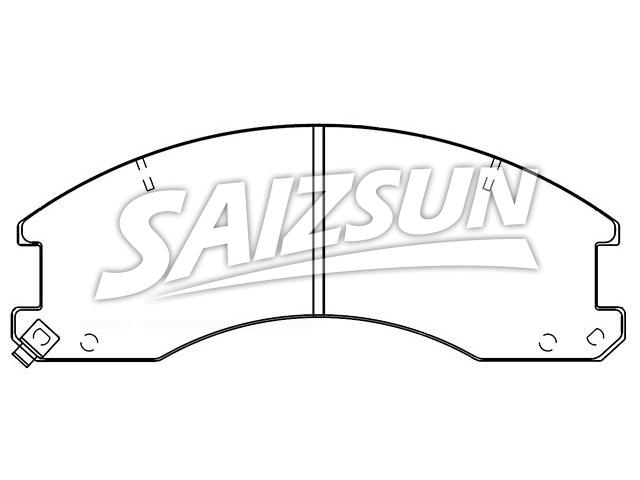 Pastillas de freno Brake Pad Set:D1927-9152
