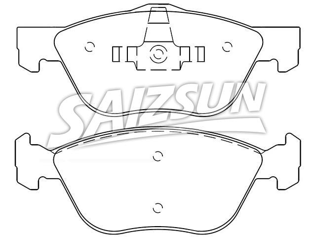 Pastillas de freno Brake Pad Set:6813 0649AA