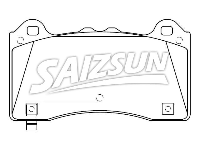 Pastillas de freno Brake Pad Set:G1FZ-2001-A