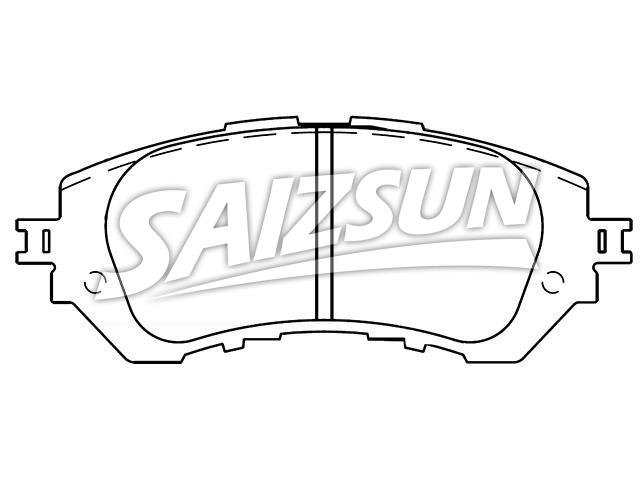 Pastillas de freno Brake Pad Set:04465-0D190