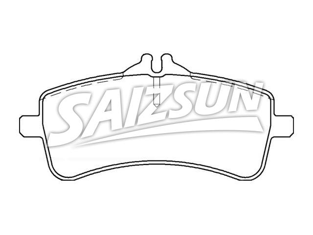 Pastillas de freno Brake Pad Set:000 420 38 00