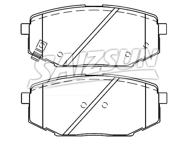 Pastillas de freno Brake Pad Set:58215-3B0S0