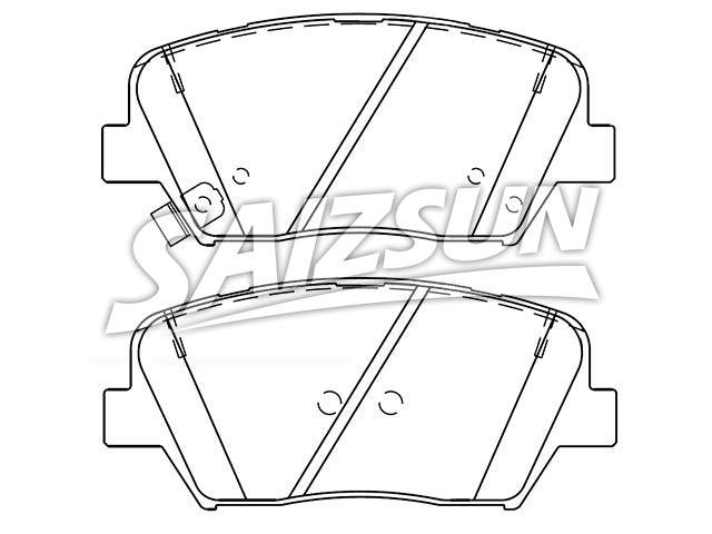 Pastillas de freno Brake Pad Set:58101-A0A00