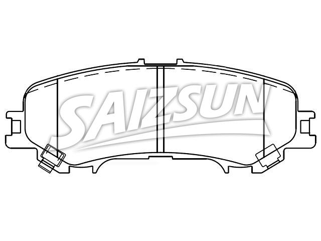 Pastillas de freno Brake Pad Set:D4060-EZ60A
