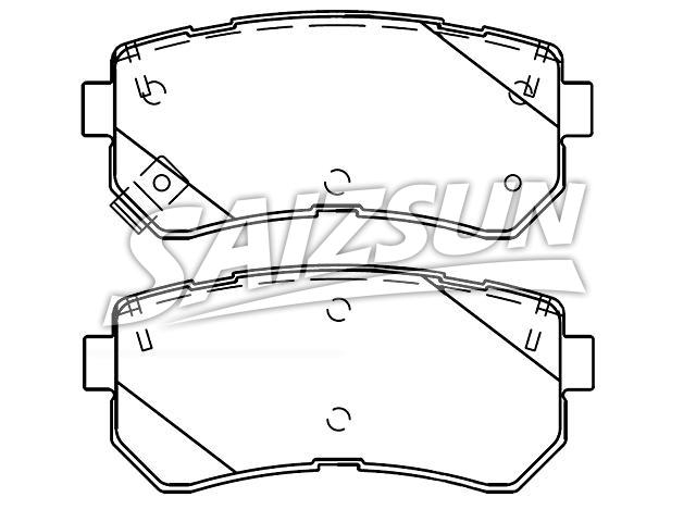 Pastillas de freno Brake Pad Set:58302-M0A00