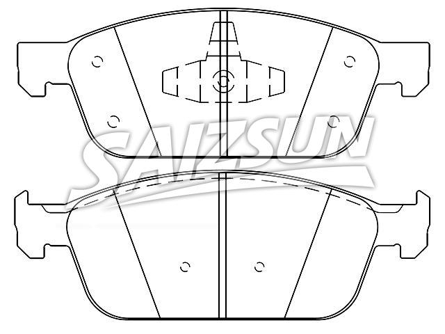 Pastillas de freno Brake Pad Set:CV6Z-2001-P