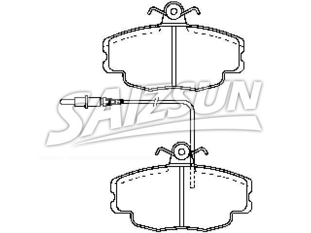 Pastillas de freno Brake Pad Set:SL35003