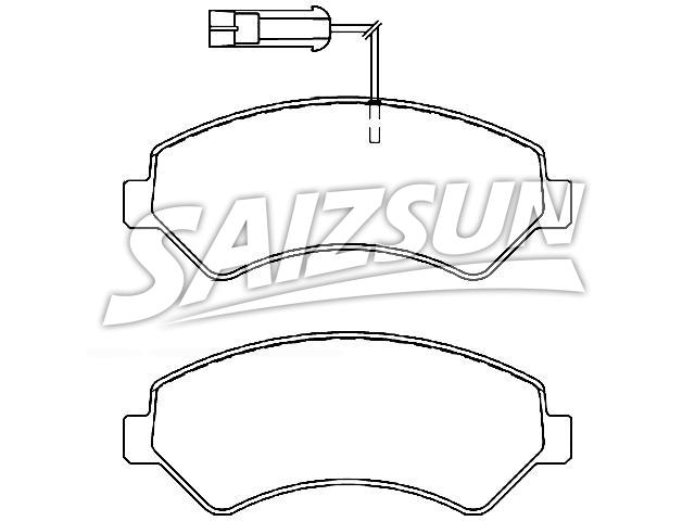 Pastillas de freno Brake Pad Set:77367093