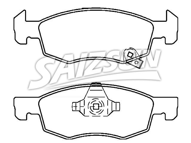 Pastillas de freno Brake Pad Set:95517028