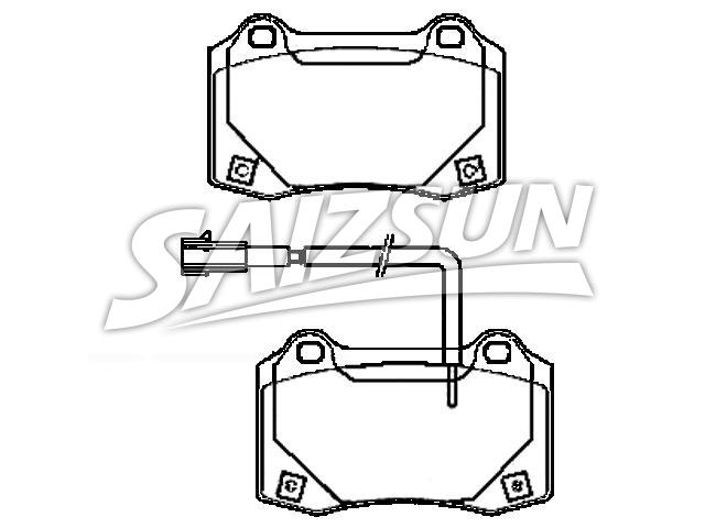 Pastillas de freno Brake Pad Set:980156007