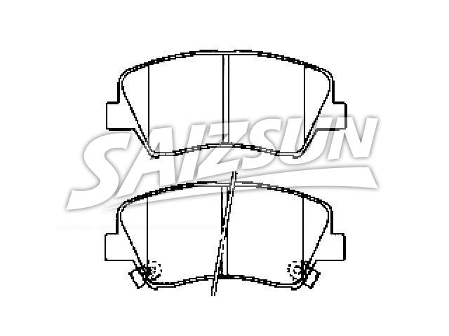 Pastillas de freno Brake Pad Set:58101-B5A00