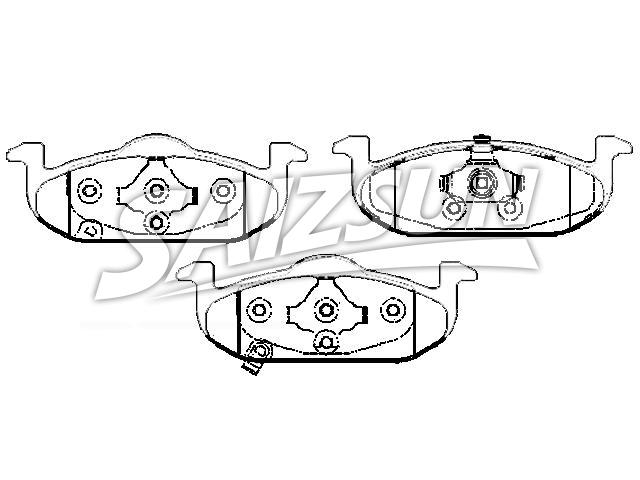 Pastillas de freno Brake Pad Set:10026870